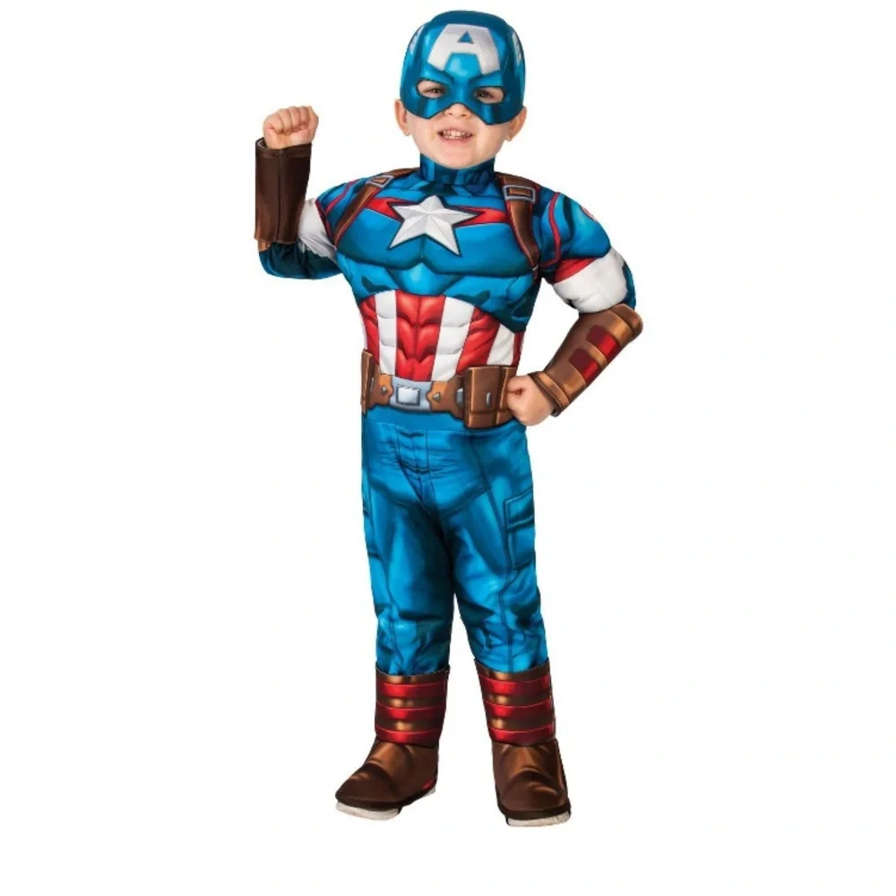 The Avengers Super Hero Captain America Deluxe Toddler Costume